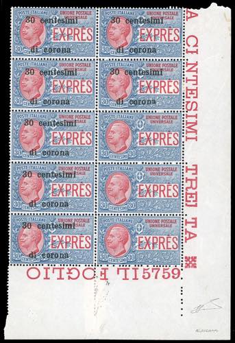 TRENTO E TRIESTE ESPRESSI 1919 - ... 