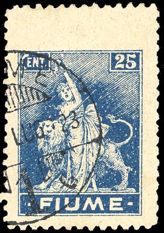 FIUME 1919 - 25 cent. Allegoria, ... 