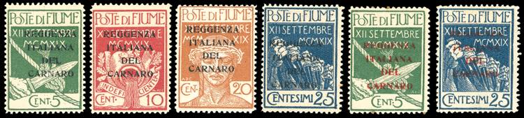 FIUME 1920 - Soprastampati ... 