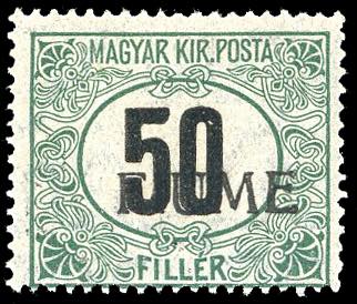 FIUME SEGNATASSE 1918 - 50 f., ... 