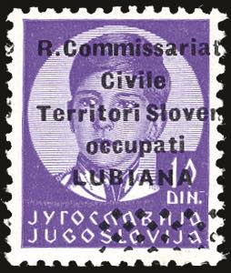 LUBIANA 1941 - 10 d. soprastampato ... 
