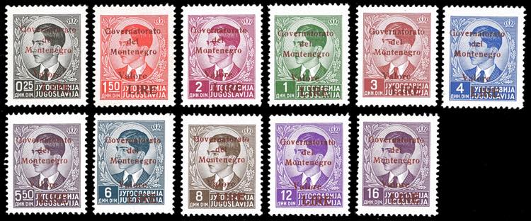 MONTENEGRO 1942 - Governatorato ... 