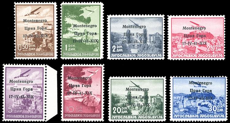 MONTENEGRO POSTA AEREA 1941 - ... 