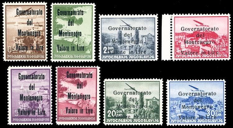 MONTENEGRO POSTA AEREA 1942 - ... 