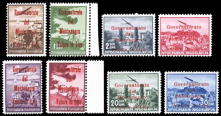 MONTENEGRO POSTA AEREA 1942 - ... 