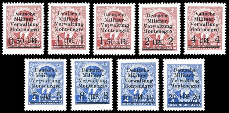 OCCUPAZIONE TEDESCA MONTENEGRO ... 