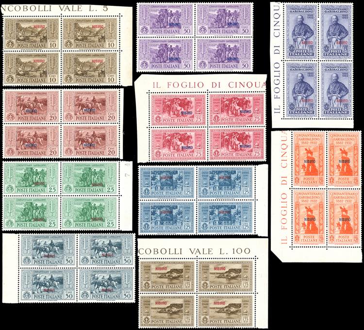 NISIRO 1932 - Garibaldi, serie ... 