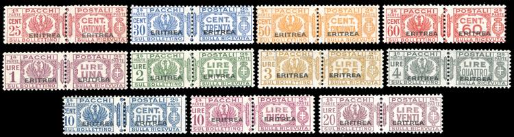 PACCHI POSTALI 1927/37 - Fascio al ... 