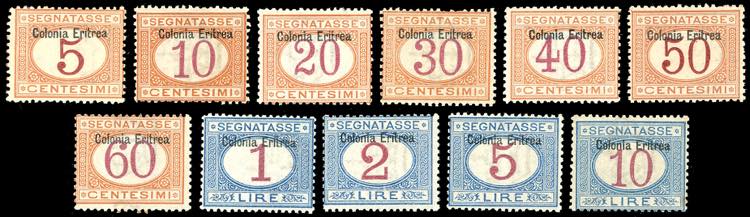 SEGNATASSE 1903 - Soprastampati in ... 