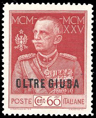 1925 - 60 cent. Giubileo, dent. 13 ... 