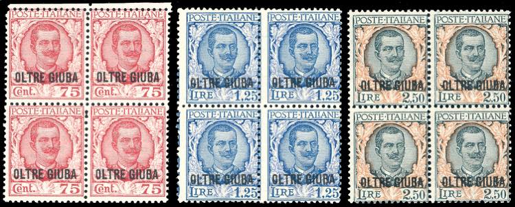 1926 - Soprastampati, serie ... 