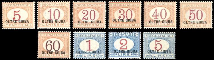 SEGNATASSE 1925 - Soprastampati, ... 