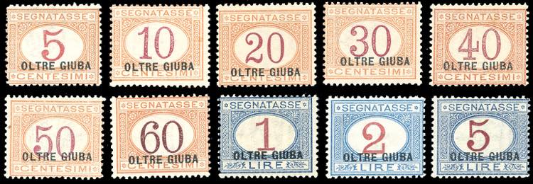 SEGNATASSE 1925 - Soprastampati, ... 