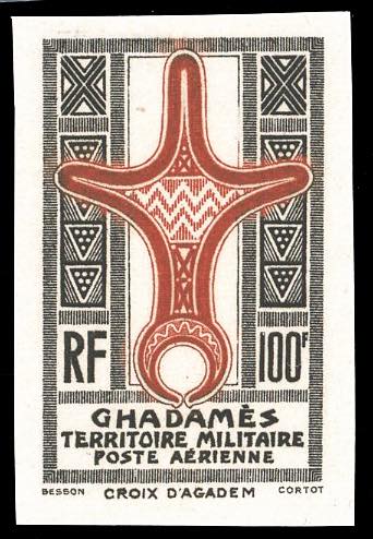 GHADAMES POSTA AEREA 1949 - 100 f. ... 