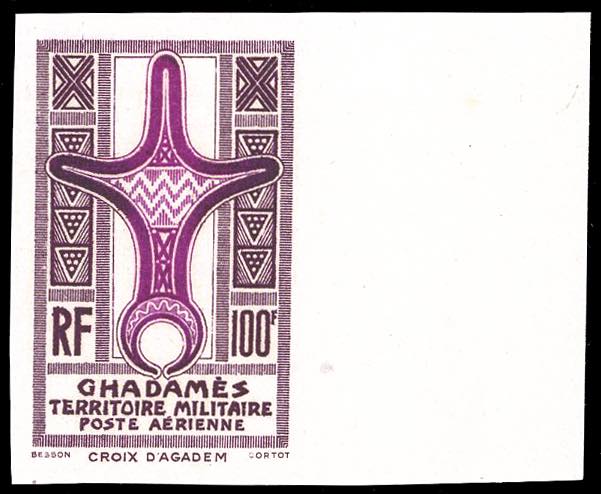 GHADAMES POSTA AEREA 1949 - 100 f. ... 