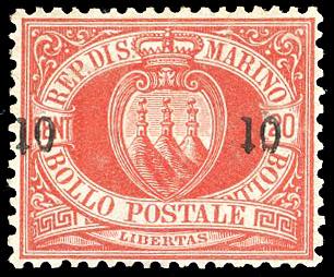 1892 - 10 cent. su 20 cent., ... 