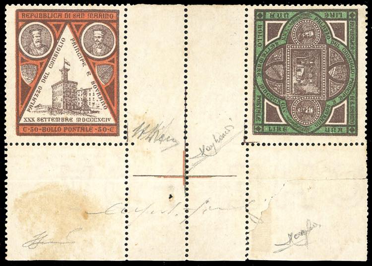 1894 - Coppia orizzontale con ... 