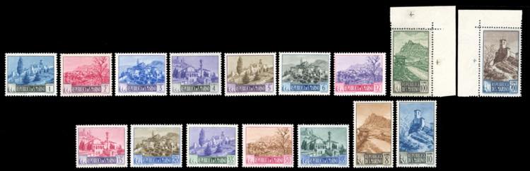 1949/50 - Paesaggi, serie completa ... 