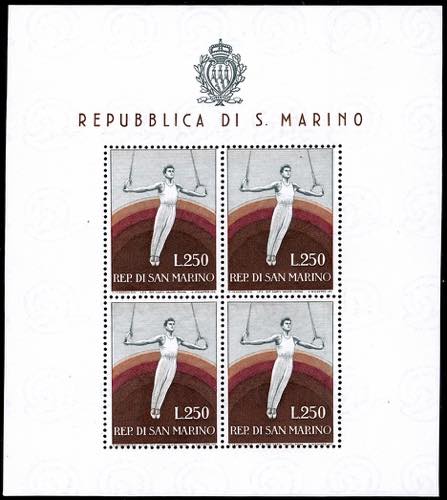 1955 - 250 lire Ginnasta, ... 