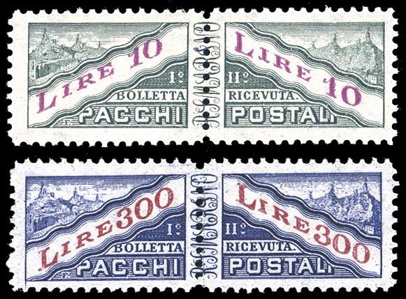 1953 - 10 lire e 300 lire, ... 