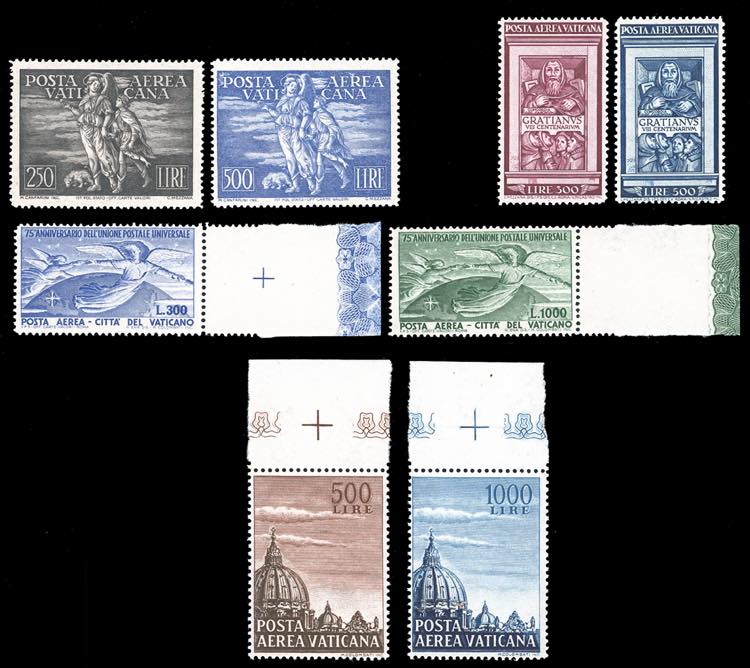 POSTA AEREA 1948/1953 - Tobia UPU, ... 