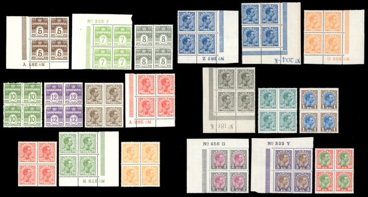 DANIMARCA 1921/28 - Ordinaria, ... 