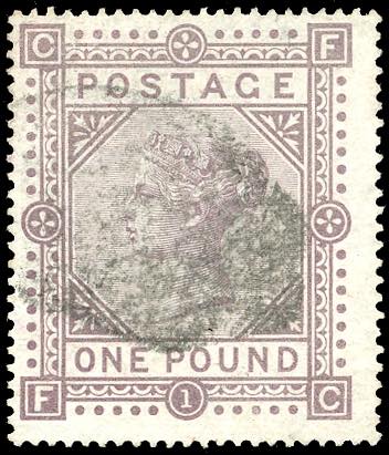 GRAN BRETAGNA 1878 - 1 £ bruno ... 