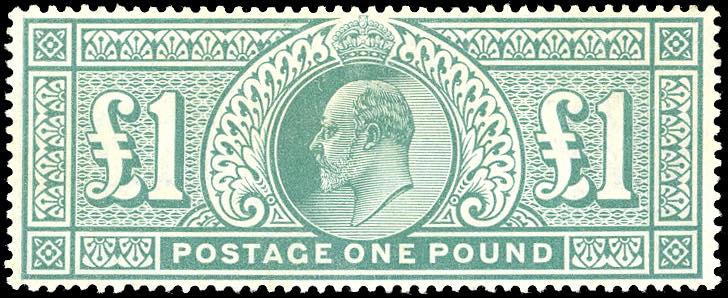 GRAN BRETAGNA 1902 - 1 £ Re ... 