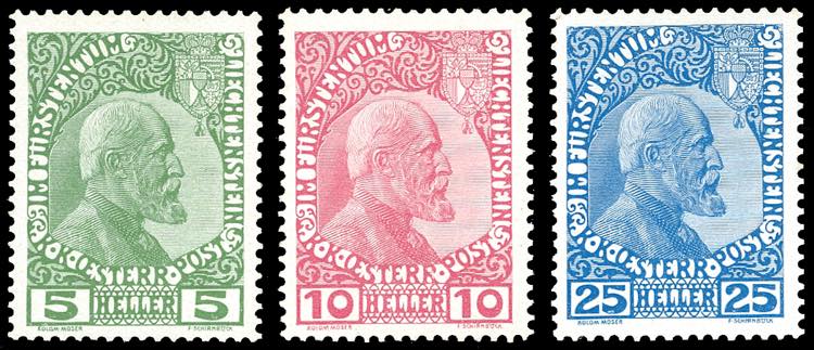 LIECHTENSTEIN 1912 - Principe ... 