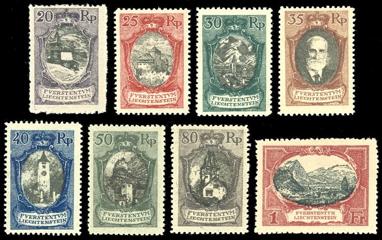 LIECHTENSTEIN 1921 - Soggetti ... 