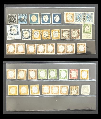 SARDEGNA 1851/62 - Piccolo insieme ... 