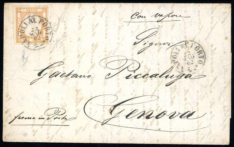 1862 - 10 grana arancio (22), ... 