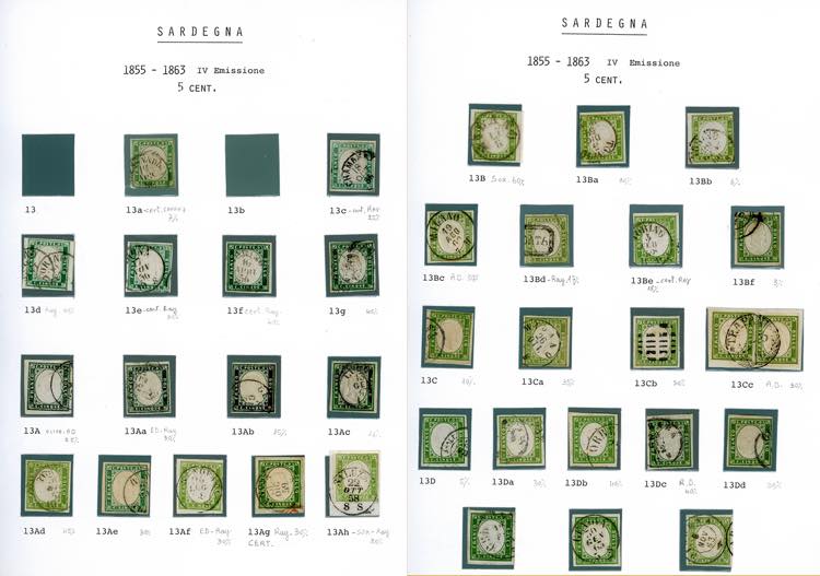 SARDEGNA 1855/1863 - Avanzata ... 