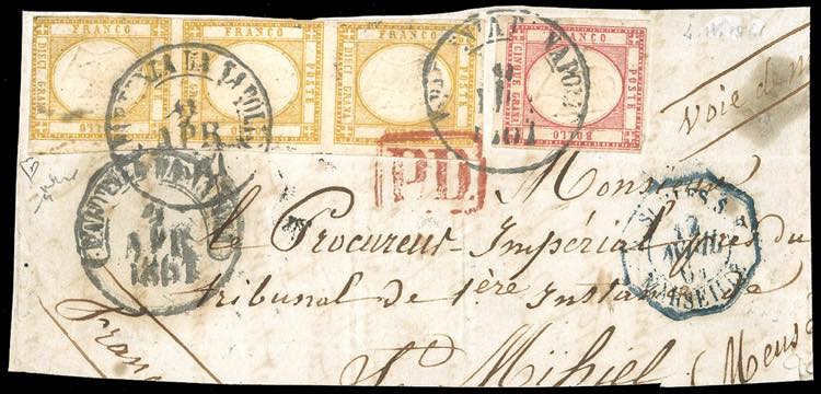 1861 - 10 grana bistro arancio, ... 