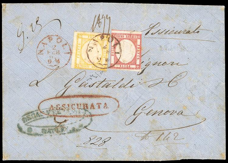 1862 - 20 grana giallo, ... 