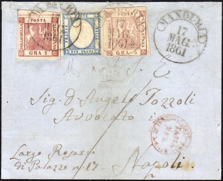 1861 - 1/2 grano carminio, II ... 