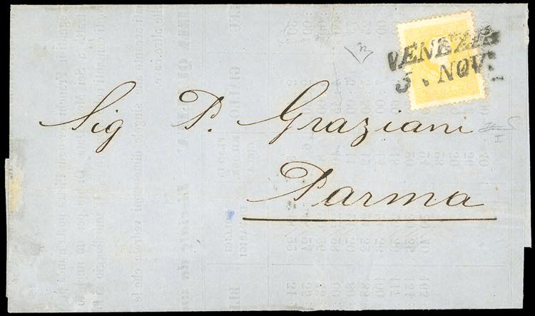 1858 - 2 soldi giallo, I tipo ... 