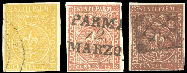 1853/55 - Seconda emissione, serie ... 