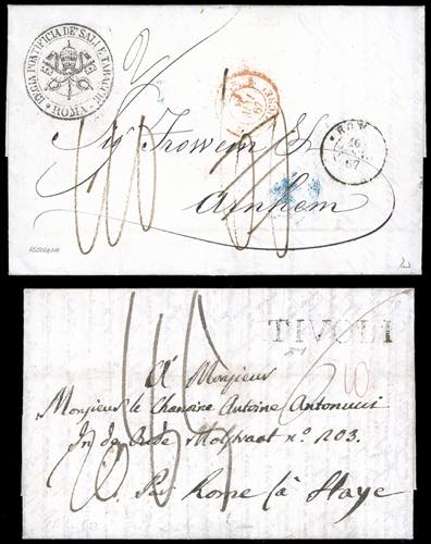 1833/57 - Due lettere non ... 