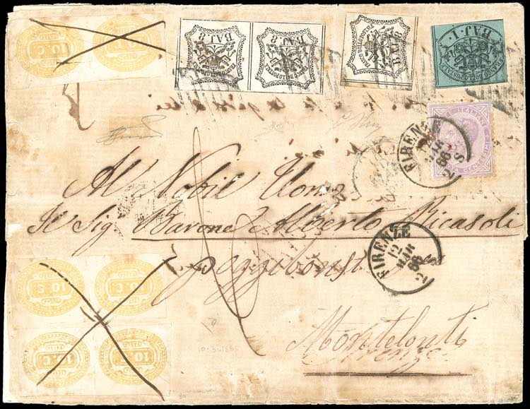 1866 - 1 baj verde scuro, II ... 