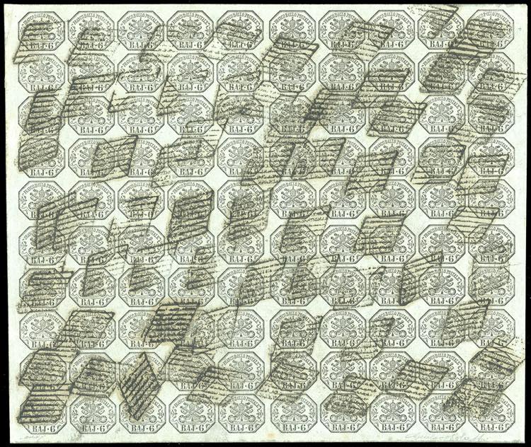 1852 - 6 baj grigio verdastro (7), ... 