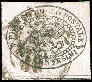 1867 - 3 cent. grigio rosa (14), ... 