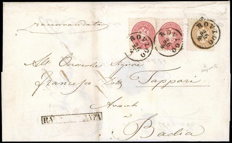 1864 - 15 soldi bruno, dent. 9 1/2 ... 