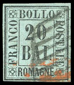 1859 - 20 baj grigio azzurro (9), ... 