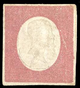 1854 - 40 cent. rosso mattone (9), ... 