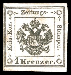 1859 - 1 kr. nero (2), gomma ... 