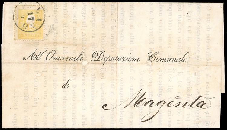 1859 - 2 soldi giallo, I tipo ... 