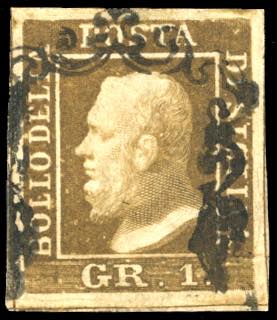 1859 - 1 grano bruno ruggine ... 