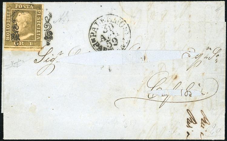 1859 - 1 grano bruno oliva, II ... 