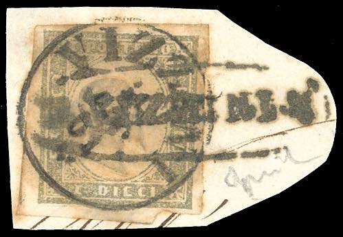 VIZZINI, ovale con fregi (punti ... 